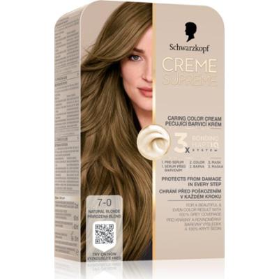 Schwarzkopf Creme Supreme trwała farba do włosów odcień 7-0 Natural Blonde 60 ml