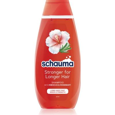 Schwarzkopf Schauma Stronger For Longer Hair szampon wzmacniający dla długich włosów Hibiscus & Rosemary 400 ml