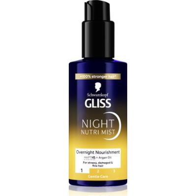 Schwarzkopf Gliss Oil Nutritive spray do włosów na noc Night Nutri Mist 100 ml