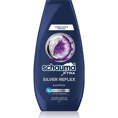Schwarzkopf Schauma Silver Reflex szampon neutralizujący żółte odcienie do włosów rozjaśnionych, z pasemkami w odcieniu chłodnego blondu 350 ml