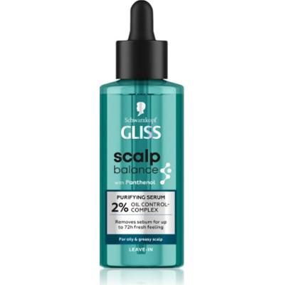 Schwarzkopf Gliss Scalp Balance głęboko oczyszczające serum do skóry głowy do włosów przetłuszczających się 100 ml