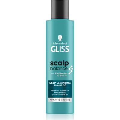 Schwarzkopf Gliss Scalp Balance głęboko oczyszczający szampon do przetłuszczającej się skóry głowy 200 ml