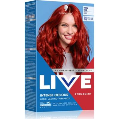Schwarzkopf LIVE Intense Colour trwała farba do włosów odcień 035 Real Red 1 szt.