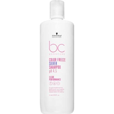 Schwarzkopf Professional BC Bonacure Color Freeze Silver szampon srebrny do włosów blond i z balejażem 1000 ml
