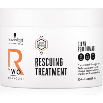 Schwarzkopf Professional Bonacure R-TWO Rescuing Treatment maska do włosów do włosów ekstremalnie zniszczonych 500 ml