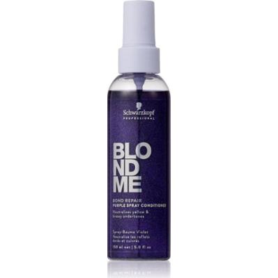 Schwarzkopf Professional Blondme Bond Repair Purple Spray Conditioner odżywka fioletowa w sprayu 150 ml