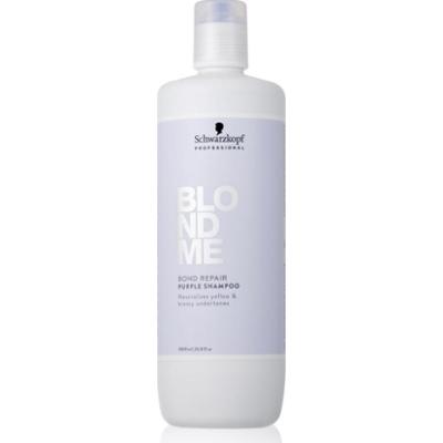 Schwarzkopf Professional Blondme Bond Repair Purple Shampoo szampon fioletowy do włosów blond 1000 ml
