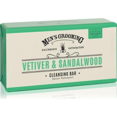 Scottish Fine Soaps Men’s Grooming Vetiver & Sandalwood mydło oczyszczające w kostce dla mężczyzn 220 g