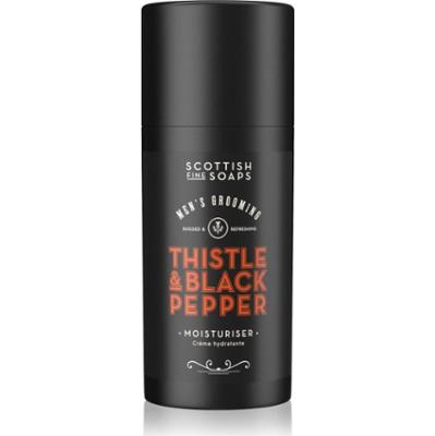 Scottish Fine Soaps Thistle & Black Pepper krem nawilżający do twarzy dla mężczyzn 100 ml