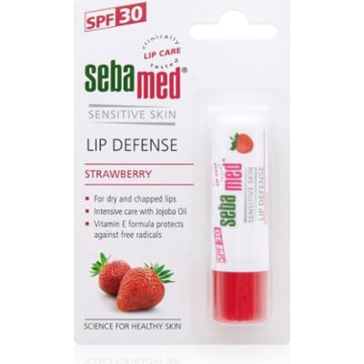 Sebamed Sensitive Skin Lip Defense balsam ochronny do ust SPF 30 Strawberry 4.7 g