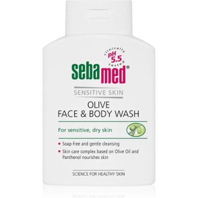 Sebamed Wash delikatna emulsja myjąca do twarzy i ciała z olejem z oliwek 200 ml