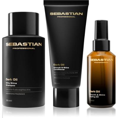 Sebastian Professional Dark Oil Set zestaw do nabłyszczania i zmiękczania włosów