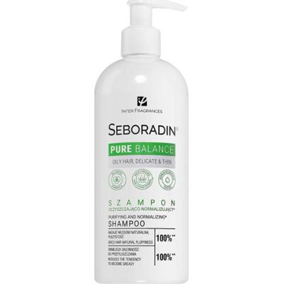 Seboradin Pure Balance szampon oczyszczający do włosów przetłuszczających się, słabych i zniszczonych 400 ml