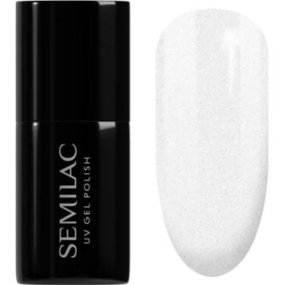 Semilac UV Hybrid Black & White lakier hybrydowy do paznokci odcień 091 Glitter Milk 7 ml