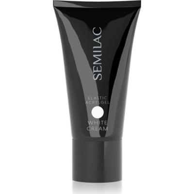 Semilac Acrylgel Elastic White Cream żel akrylowy do paznokci odcień White 30 g
