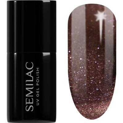 Semilac UV Hybrid Galaxy Flash hybrydowy lakier do paznokci z użyciem lampy UV / LED odcień 823 Meta Rose 7 ml
