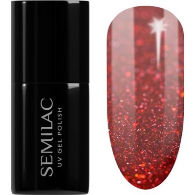 Semilac UV Hybrid Winter Collection hybrydowy lakier do paznokci z użyciem lampy UV / LED odcień 609 Snow Berries 7 ml