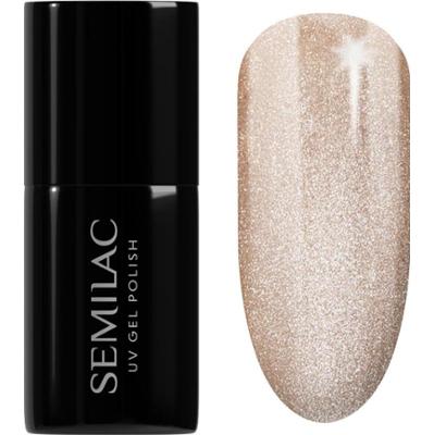 Semilac UV Hybrid Gloss GALA hybrydowy lakier do paznokci z użyciem lampy UV / LED odcień 661 Linen Gloss 7 ml