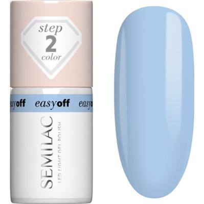 Semilac Easy Off Step 2 hybrydowy lakier do paznokci z użyciem lampy UV / LED odcień Azul Blue 7 ml
