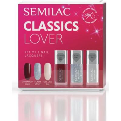 Semilac Set Classics Lover zestaw lakierów do paznokci