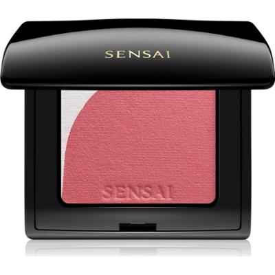 Sensai Blooming Blush rozjaśniający róż do policzków z pędzelkiem odcień 01 Blooming Mauve 4 g