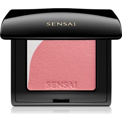 Sensai Blooming Blush rozjaśniający róż do policzków z pędzelkiem odcień 02 Blooming Peach 4 g