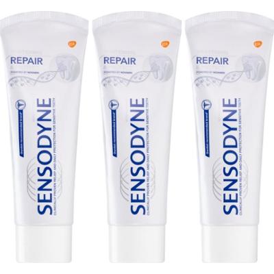 Sensodyne Repair & Protect Whitening wybielająca pasta do zębów dla wrażliwych zębów 3x75 ml