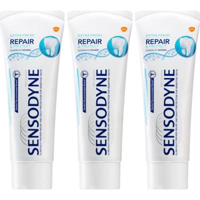 Sensodyne Repair & Protect Extra Fresh pasta do zębów chroniąca zęby i dziąsła 3x75 ml