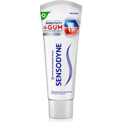 Sensodyne Sensitivity & Gum Whitening wybielająca pasta do zębów chroniąca zęby i dziąsła 75 ml