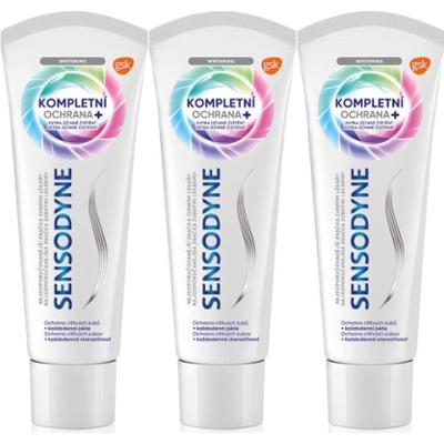 Sensodyne Complete Protection Whitening wybielająca pasta do zębów 3x75 ml