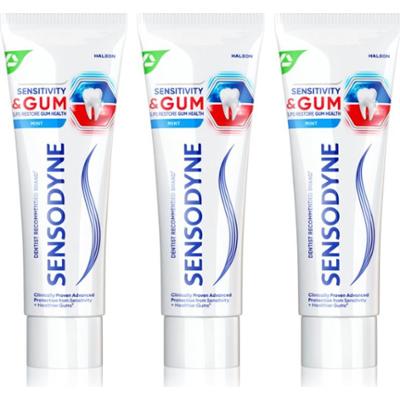 Sensodyne Sensitivity & Gum pasta na wrażliwe zęby Mint 3x75 ml