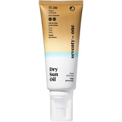 SeventyOne Dry Sun Oil SPF30 ochronny suchy olejek do opalania do twarzy, ciała i włosów SPF 30 100 ml