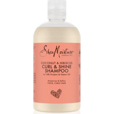 Shea Moisture Coconut & Hibiscus nawilżający szampon podkreślający skręt loków 384 ml