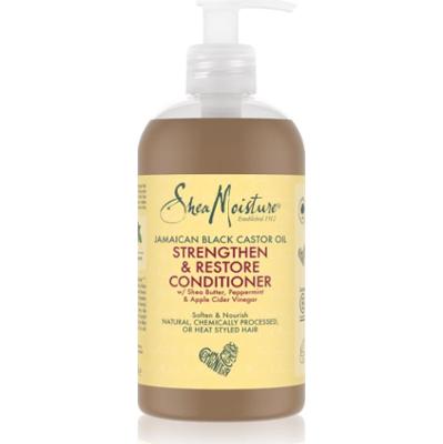 Shea Moisture Jamaican Black Castor Oil Strengthen & Restore odżywka wzmacniająco-odnawiająca szampon do zmęczonych włosów i skóry głowy 384 ml