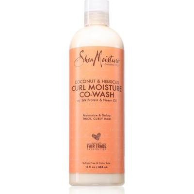 Shea Moisture Coconut & Hibiscus Co-Wash Cleanser głęboko oczyszczająca odżywka do włosów kręconych 384 ml