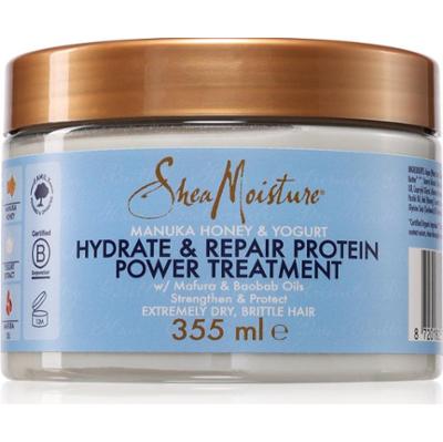 Shea Moisture Manuka Honey & Yogurt Masque maseczka nawilżająca do włosów z proteinami 355 ml
