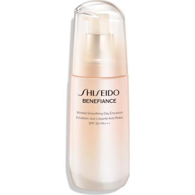 Shiseido Benefiance Wrinkle Smoothing Day Emulsion emulsja ochronna przeciw starzeniu się skóry SPF 30 75 ml
