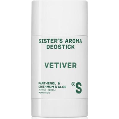 Sister's Aroma Vetiver Deostick dezodorant w sztyfcie przeciw nieprzyjemnym zapachom i poceniu 50 g