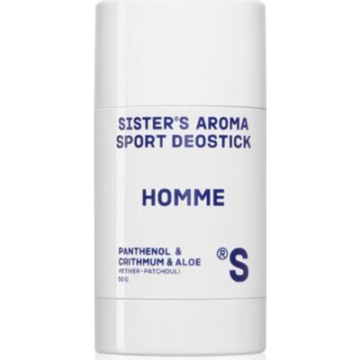 Sister's Aroma Homme Sport Deostick dezodorant w sztyfcie przeciw nieprzyjemnym zapachom i poceniu dla mężczyzn 50 g