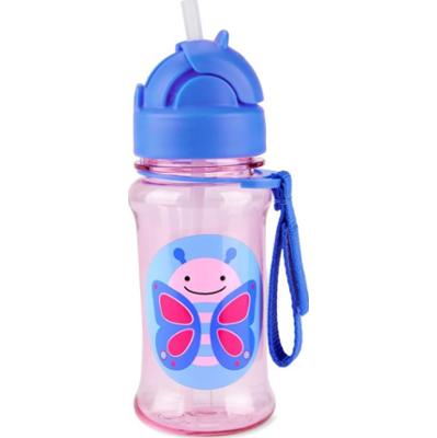 Skip Hop Zoo Tritan butelka ze słomką Butterfly 12m+ 355 ml