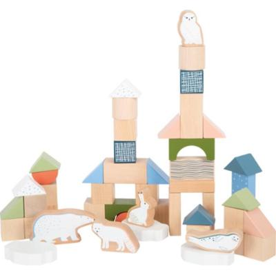 Small foot Wooden Building Blocks Dino kości z drewna 12 m+ 20 szt.