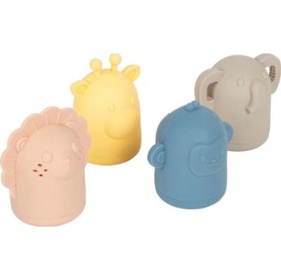 Small foot Silicone Bath Toy Set zabawka do wody 12m+ 4 szt.