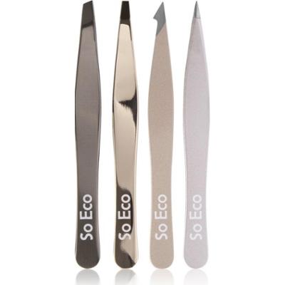 So Eco Tweezer Set Rose Gold zestaw pęset