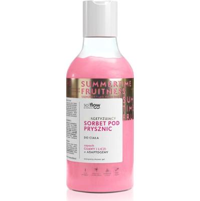 so!flow Energizing Shower Sorbet nawilżający sorbet do ciała pod prysznic Guava, Lychee 400 ml