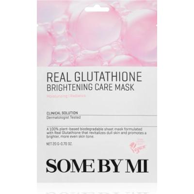 Some By Mi Clinical Solution Glutathione Brightening Care Mask maska rozświetlająca w płacie do ujednolicenia kolorytu skóry 20 g