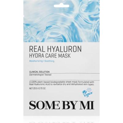 Some By Mi Clinical Solution Hyaluron Hydra Care Mask maska nawilżająca w płacie o działaniu uspokajającym 20 g
