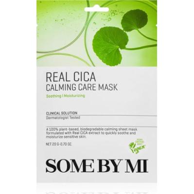 Some By Mi Clinical Solution Cica Calming Care Mask maska łagodząca w płacie dla cery wrażliwej 20 g