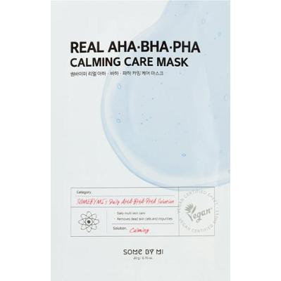 Some By Mi Clinical Solution AHA∙BHA∙PHA Calming Care Mask maska łagodząca w płacie do skóry problemowej 20 g