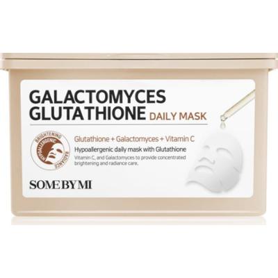 Some By Mi Galactomyces Glutathione Daily Mask Pack maska rozświetlająca w płacie duże opakowanie 30 szt.