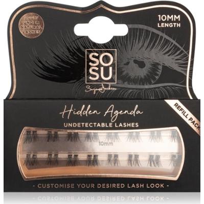 SOSU Cosmetics Hidden Agenda Undetectable Lashes kępki rzęs bez węzełków 10 mm